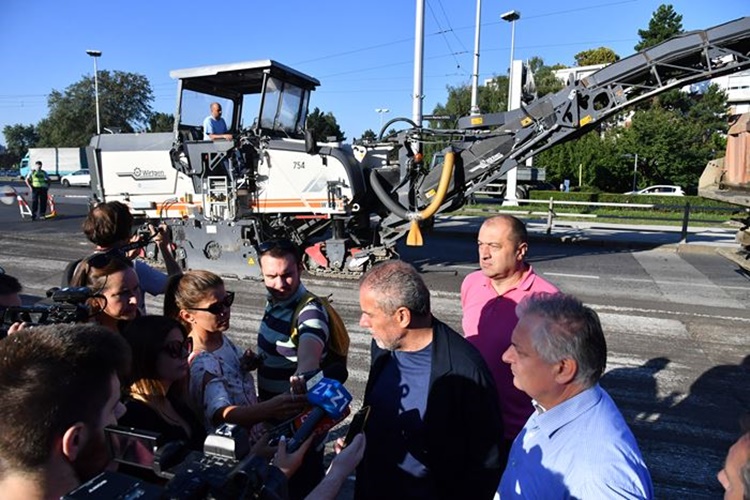 U Zagrebu i dalje radovi na ulicama - započeli radovi u Držićevoj