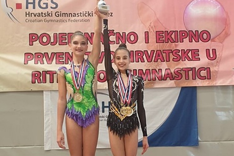 Ritmičarke GK Vindije odlične na 28. pojedinačnom i ekipnom prvenstvu Hrvatske
