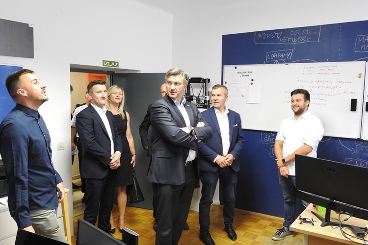 Plenković posjetio varaždinski Tehnološki park: „Ovo je dodana vrijednost za Varaždinsku županiju i grad Varaždin”