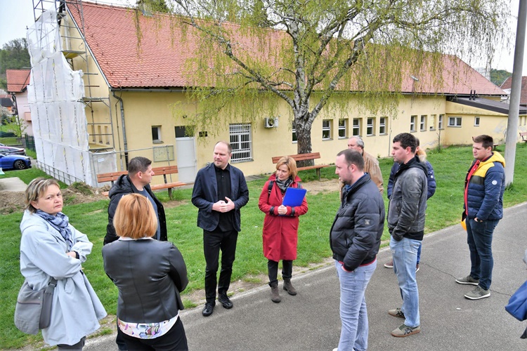 Zamjenik Korlaet obišao početak radovna na obnovi OŠ Čučerje stradaloj u potresu