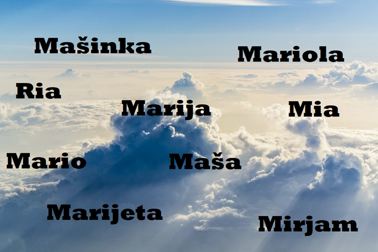 Svima varijacijama biblijskog imena Marija čestitajmo imendan