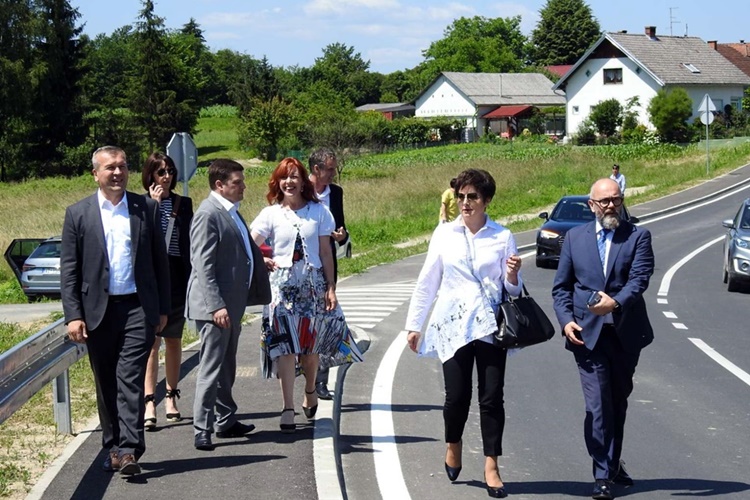 RJEŠAVANJE KRITIČNE TOČKE Započela je izgradnja nogostupa od novog mosta prema Tuhovcu – gradonačelnica Ratković: Ispunjavamo obećanja!