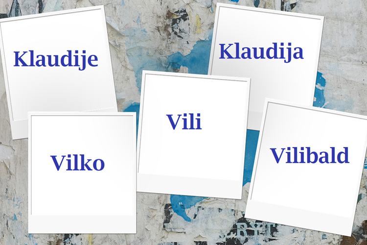NJIHOV JE DAN Imendane slave Vili, Vilko, Vilibald, Klaudija i Klaudije
