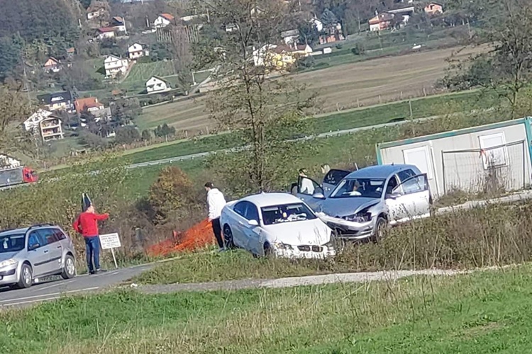 Vozači oprez! Prometna nesreća na spojnoj cesti Zabok - Začretje, vozi se jednom prometnom trakom naizmjence