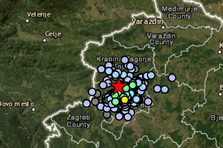 POTRES UZNEMIRIO ZAGORCE:  Mjesto potresa slično kao i prije gotovo tri godina!!! Slijedi li opet sličan scenarij?