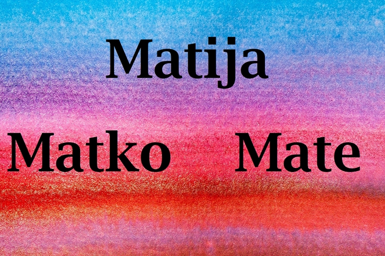 Današnji slavljenici su Matko, Mate i Matija – evo što znače ova popularna imena