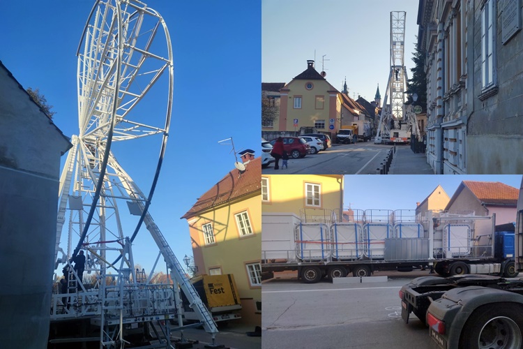 POČELA MONTAŽA Stigao je „varaždinski ketač” - doznajte koliko je visok i koliko će gondola imati