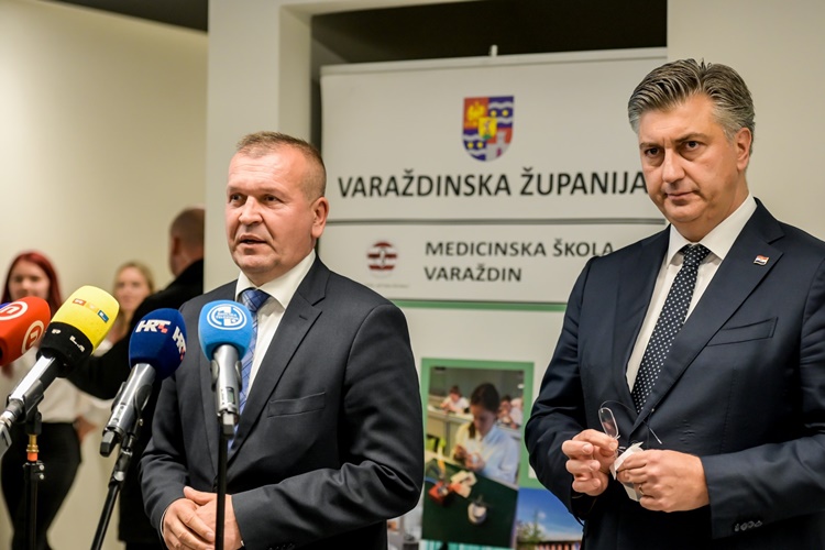 Varaždinski Regionalni centar kompetentnosti u zdravstvu je otvoren! Plenković: Fantastičan projekt, ovakvu školu još nisam vidio!