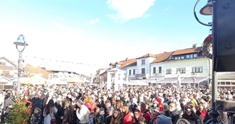 Sjajna atmosfera na Dočeku u podne u Mariji Bistrici!