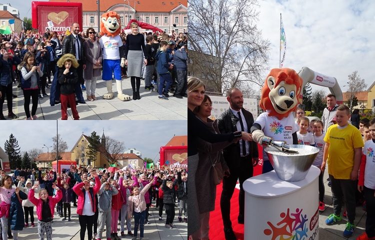 Mali sportaši okupirali varaždinski Kapucinski trg – počela ovogodišnja Turneja radosti Plazma Sportskih igara mladih