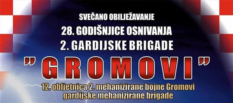 U Krapini proslava 28. godišnjice osnutka 2. gbr Gromovi