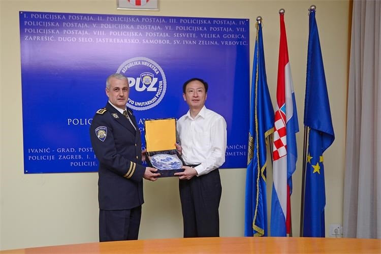 Službeni posjet Ureda za javnu sigurnost Grada Šangaja Policijskoj upravi zagrebačkoj