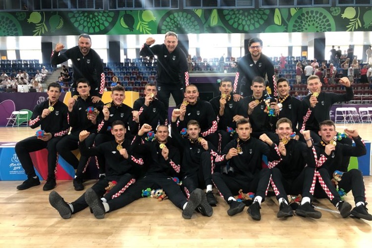 KAKAV USPJEH! Mladi hrvatski rukometaši osvojili zlato na Europskom olimpijskom festivalu mladih u Bakuu